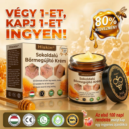 🐝🔥𝐇𝐈𝐒𝐊𝐈𝐍® 𝐌𝐮𝐥𝐭𝐢-𝐂𝐨𝐧𝐜𝐞𝐫𝐧 𝐛ő𝐫𝐫𝐞𝐠𝐞𝐧𝐞𝐫á𝐥ó 𝐤𝐫é𝐦✨ (Egyetlen hatékony krém a gyulladás, a szárazság, az öregedés, a pigmentáció és a látható bőrkárosodás kezelésére.)